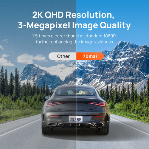 70mai Dash Cam M310 2K QHD Night Vision Parking Surveillance