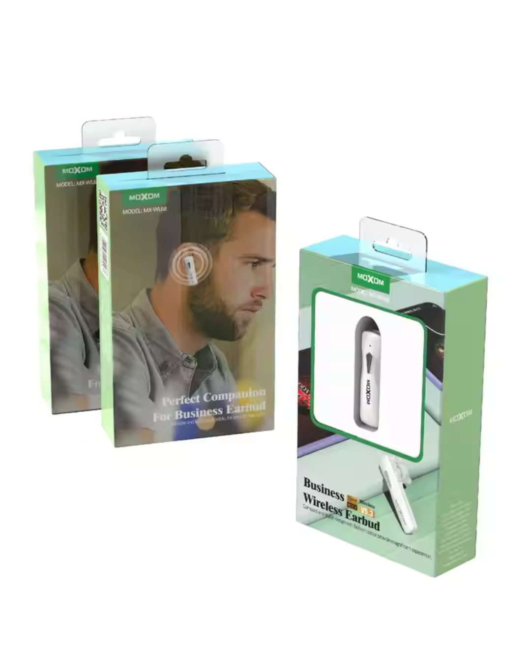 MOXOM BT 5.1 One Side True Wireless Earphone With Microphone
