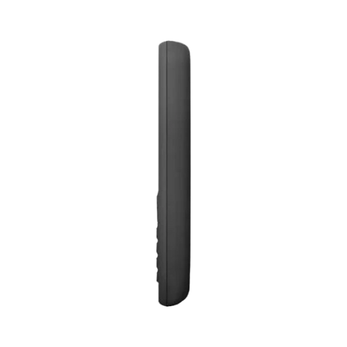 Black rectangular object on a white background
