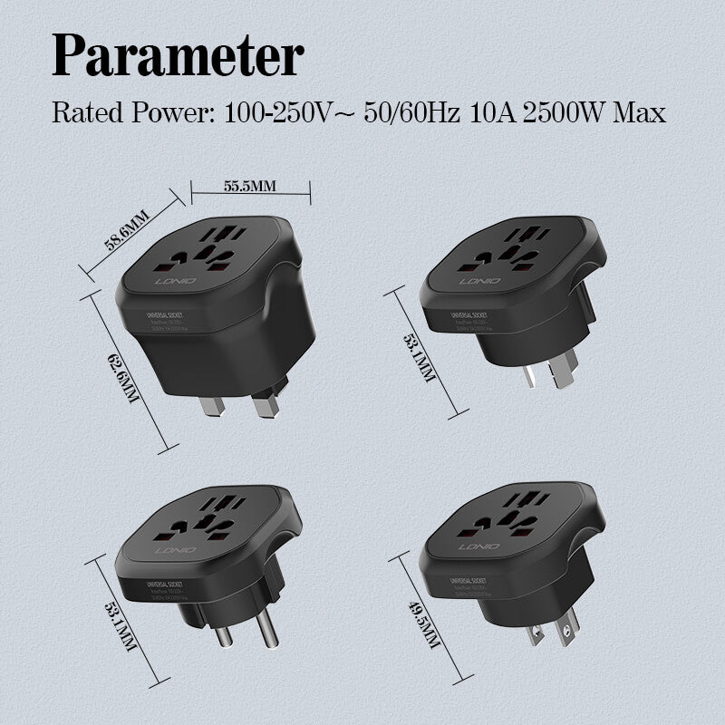 Universal Travel adapter Z7 Conversion Socket